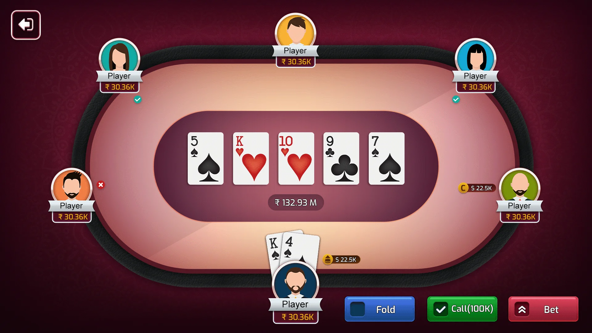 Poker rank of hands